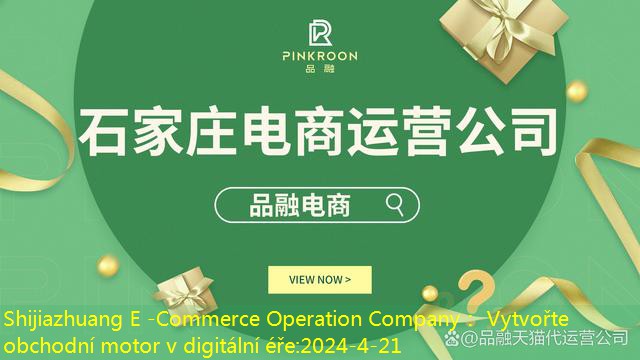 Shijiazhuang E -Commerce Operation Company： Vytvořte obchodní motor v digitální éře